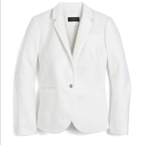 J. Crew Campbell blazer in white linen